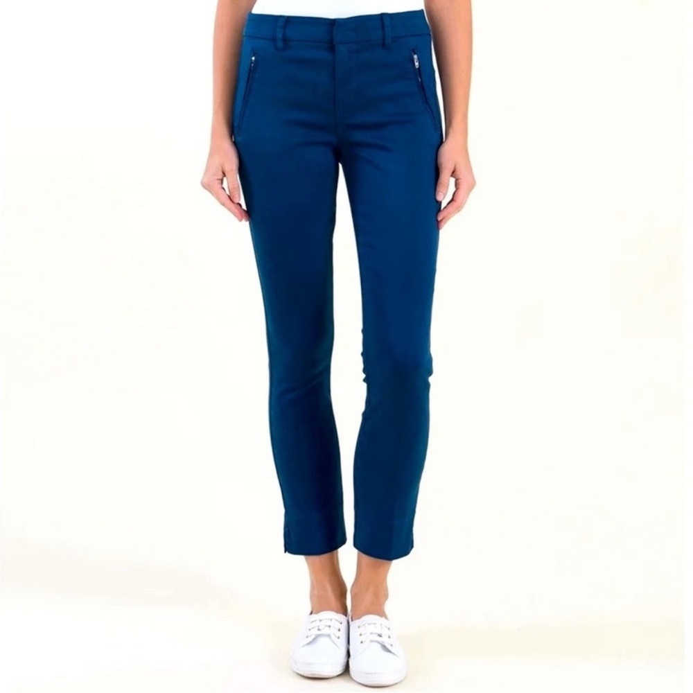 5/$25!! Level 99 (Anthropologie) Crop Trouser in Nocturnal Navy